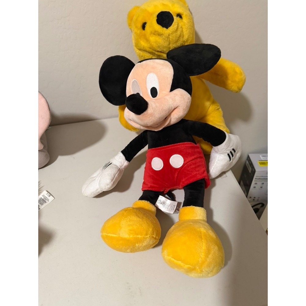 Disney Mickey Mouse Plush Stuffed Animal Disney Store Genuine Authentic Classic